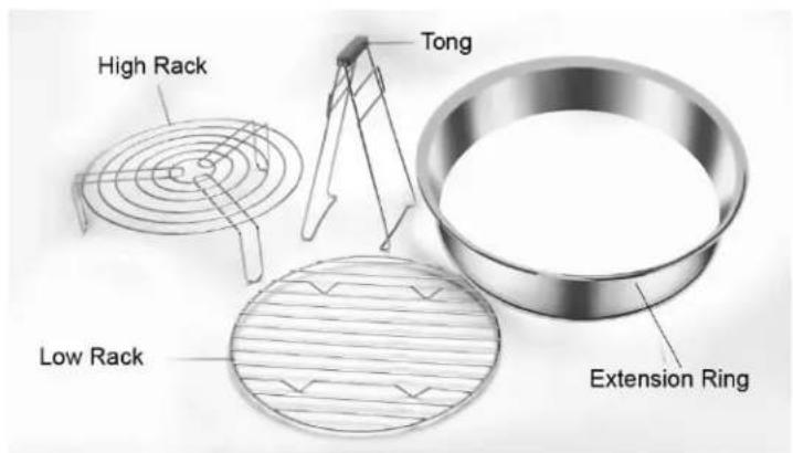 High Rack Tong Low Rack Extension Ring