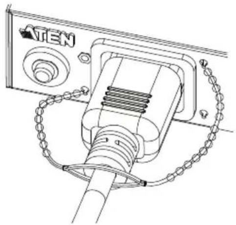 ATEN NRGence PE6108A - Securing the Cables - 1