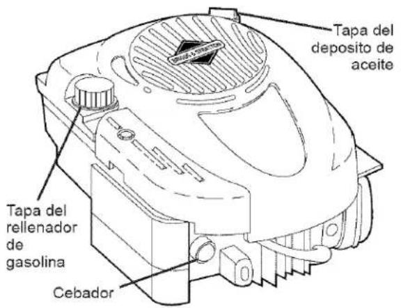 Tapa del deposito de aceite Tapa del rellenador de gasolina Cebador