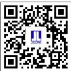QR code with embedded logo and text 'JLIONG' in the center