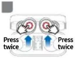 Press twice Press twice