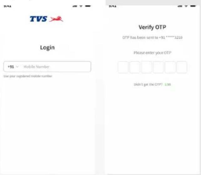 TVS Login +91 - Mobile Number Use your registered mobile number Verify OTP OTP has been sent to +91 *****3210 Please enter your OTP didn't get the OTP? 128