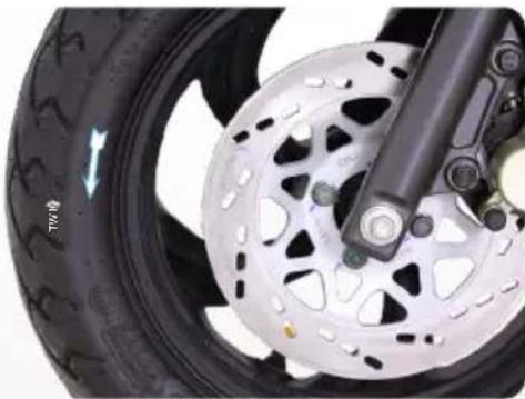 TVS iQube ST - TYRE TREAD CONDITION - 1