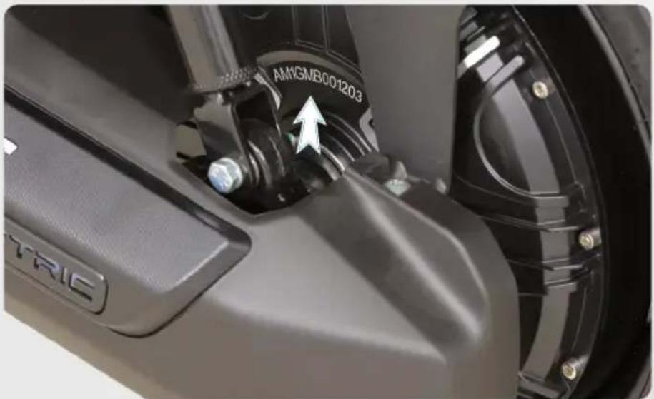 TVS iQube ST - VEHICLE IDENTIFICATION NUMBER - 2