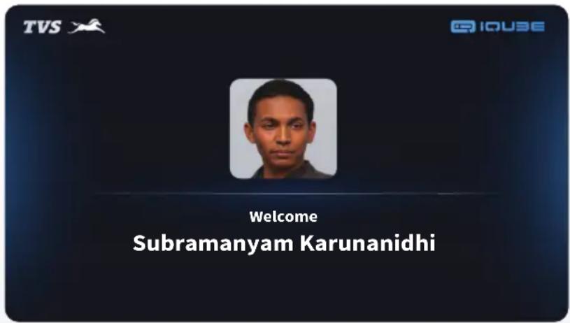 TVS Welcome Subramanyam Karunanidhi