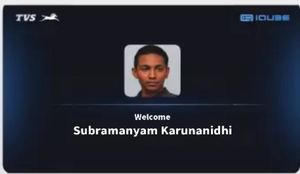 TVS Welcome Subramanyam Karunanidhi