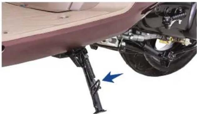 TVS Jupiter ZX - SIDE STAND AND SIDE STAND SENSOR - 1