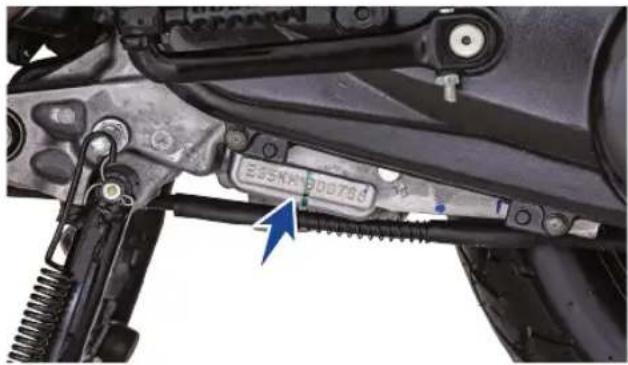 TVS Jupiter ZX - VEHICLE IDENTIFICATION NUMBER - 2