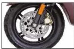 TVS Jupiter ZX - ALL BLACK LARGER ALLOY WHEELS - 1