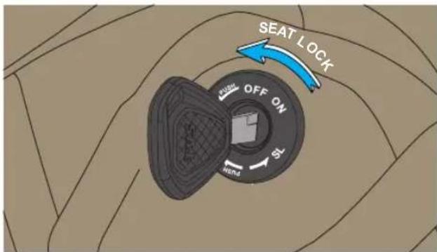 SEAT LOCK OFF ON 50 Hind