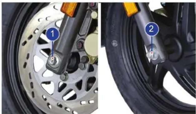 TVS Jupiter ZX - FRONT WHEEL REMOVAL AND REASSEMBLY - 1