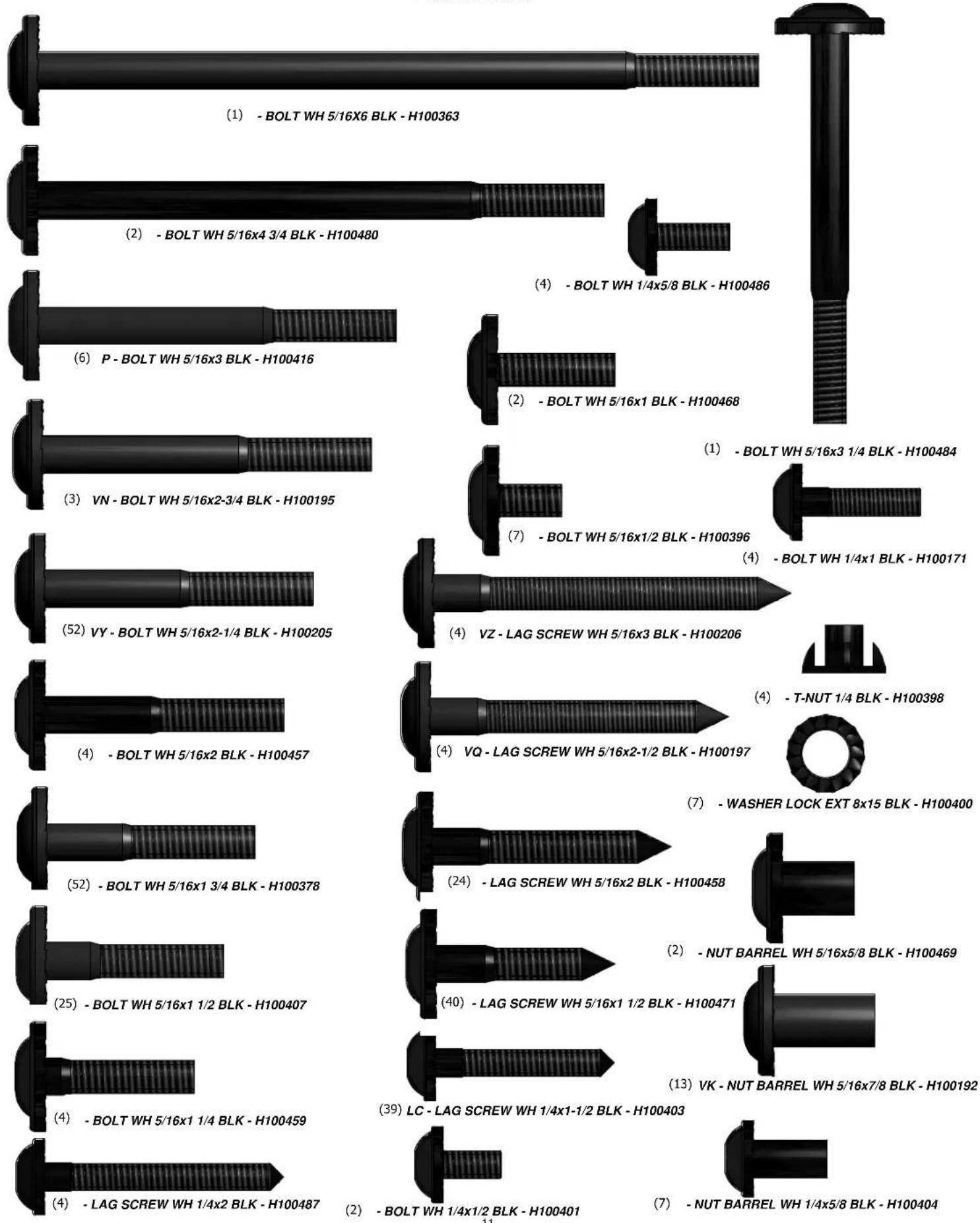 Backyard Discovery Oceanview - Parts Identification - 1