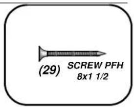 (29) SCREW PFH 8x1 1/2