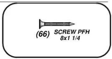 (66) SCREW PFH 8x1 1/4