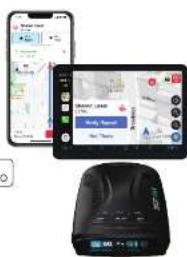 Mobile app interface displaying a map with location pin and a device labeled 'BIO' in front of it.