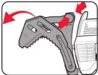 Ozito PXPRSS-018 - Installing and Removing the Clamping Jaw - 3