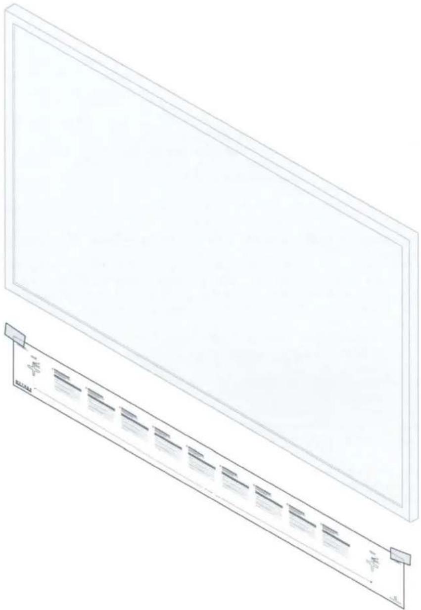 DEFINITIVE TECHNOLOGY Mythos 3C-85 - No Bracket (Wall-Mounting Template) - 1