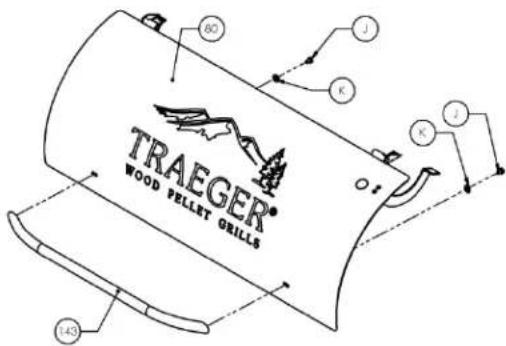 80 J K K' J TRAEGER® WOOD PELLET GRILLS 140