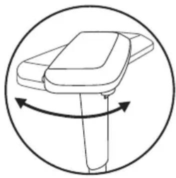 Mad Dog GCH701 - Adjusting the armrests - 2