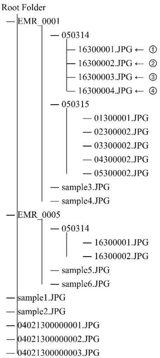 Elmo EMR-16 - File Display Order - 1