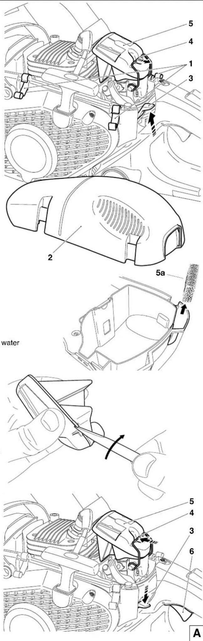 5 4 1 3 D 2 5a water 5 4 3 6 A