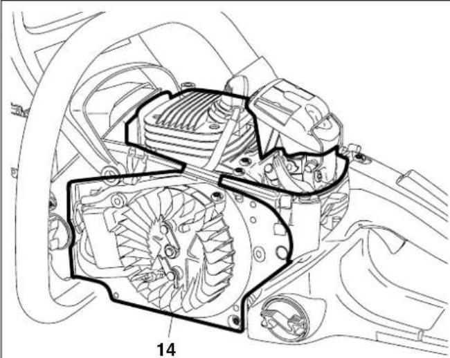Maruyama MCV51 - Mounting the fan housing - 1