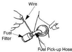 Wire Fuel Filter Fuel Pick-up Hose