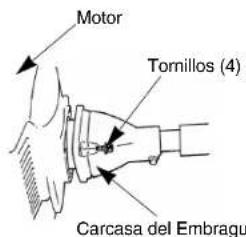 Motor Tomillos (4) Carcasa del Embragu