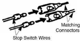 Stop Switch Wires Matching Connectors