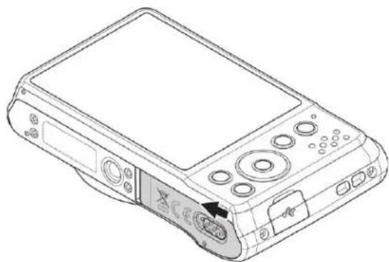 MINOLTA MN12Z - Inserting the Battery - 1