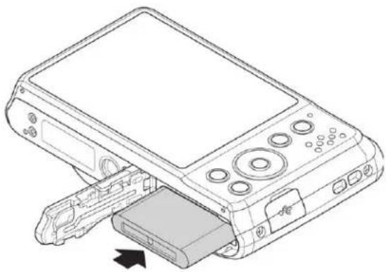 MINOLTA MN12Z - Inserting the Battery - 3