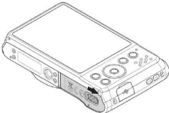 MINOLTA MN12Z - Inserting the Battery - 5