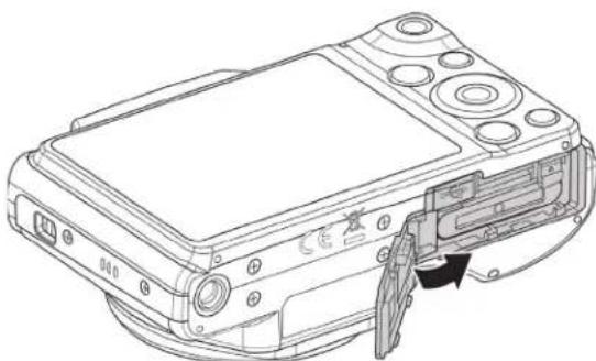 MINOLTA MN22Z - Inserting the Battery - 4
