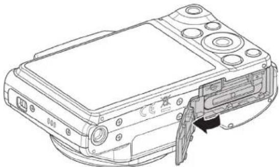 MINOLTA MN22Z - Inserting an SD/SDHC/SDXC Memory Card - 2