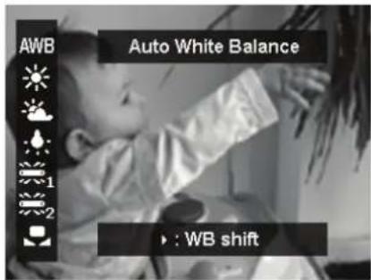 AWB Auto White Balance WB shift