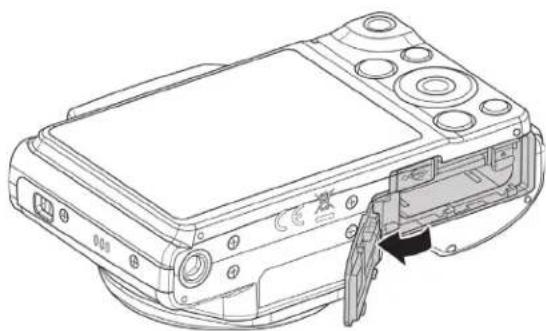 MINOLTA MN22Z - Inserting the Battery - 2