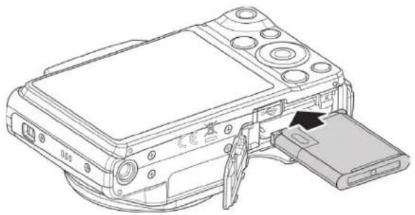 MINOLTA MN22Z - Inserting the Battery - 3