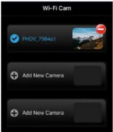 Wi-Fi Cam FHDV_7984a1 Add New Camera Add New Camera