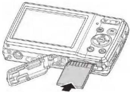 MINOLTA MN5Z - Inserting an SD/SDHC/SDXC Memory Card - 2