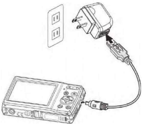 MINOLTA MN5Z - Charging the Battery by USB - 1