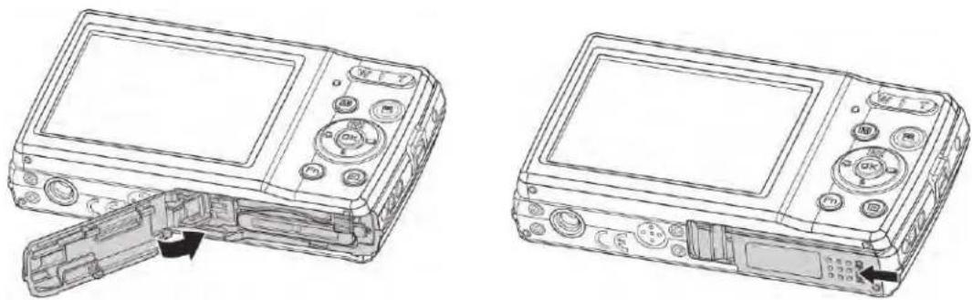 MINOLTA MN5Z - Inserting the Battery - 4