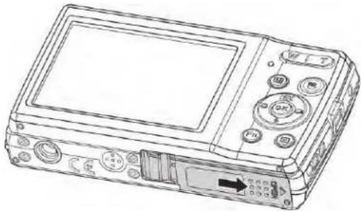 MINOLTA MN5Z - Inserting the Battery - 1