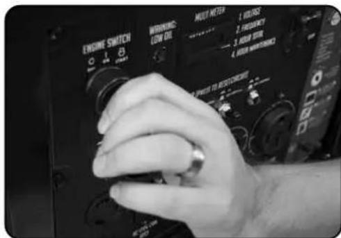 ENGINE SWITCH MOUNT METER 1. VOLTAGE 2. FREQUENCY 3. HOUR OUTPUT 4. HOUR MOUNTING POWER TO RESOURCES