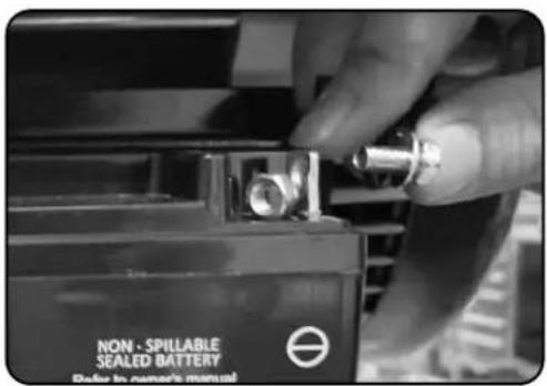 NON - SPILLABLE SEALED BATTERY Refer to owner's manual