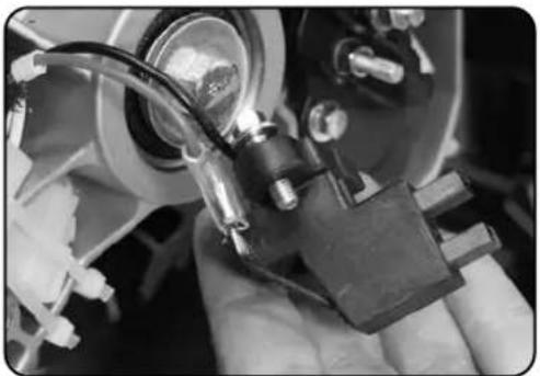 DuroMax XP15000EH - Remove bolt from brush - 1