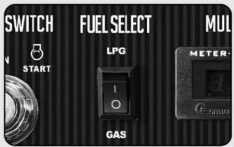 SWITCH FUEL SELECT MUL START LPG GAS METER· SITUA