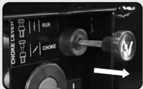 CHoke LEVER RUN CHOKE