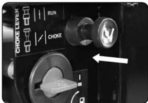 CHoke LEVER RUN CHOKE