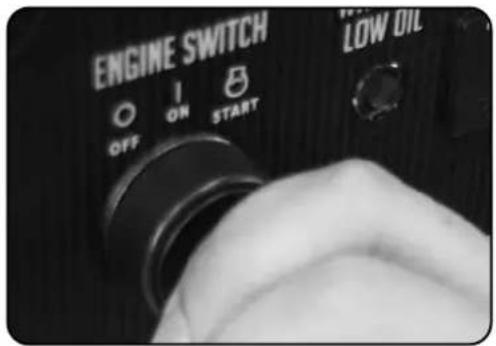 ENGINE SWITCH OFF ON START LOW DIL