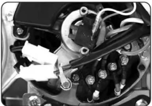 DuroMax DS13000EH - Remove bolt from brush - 1